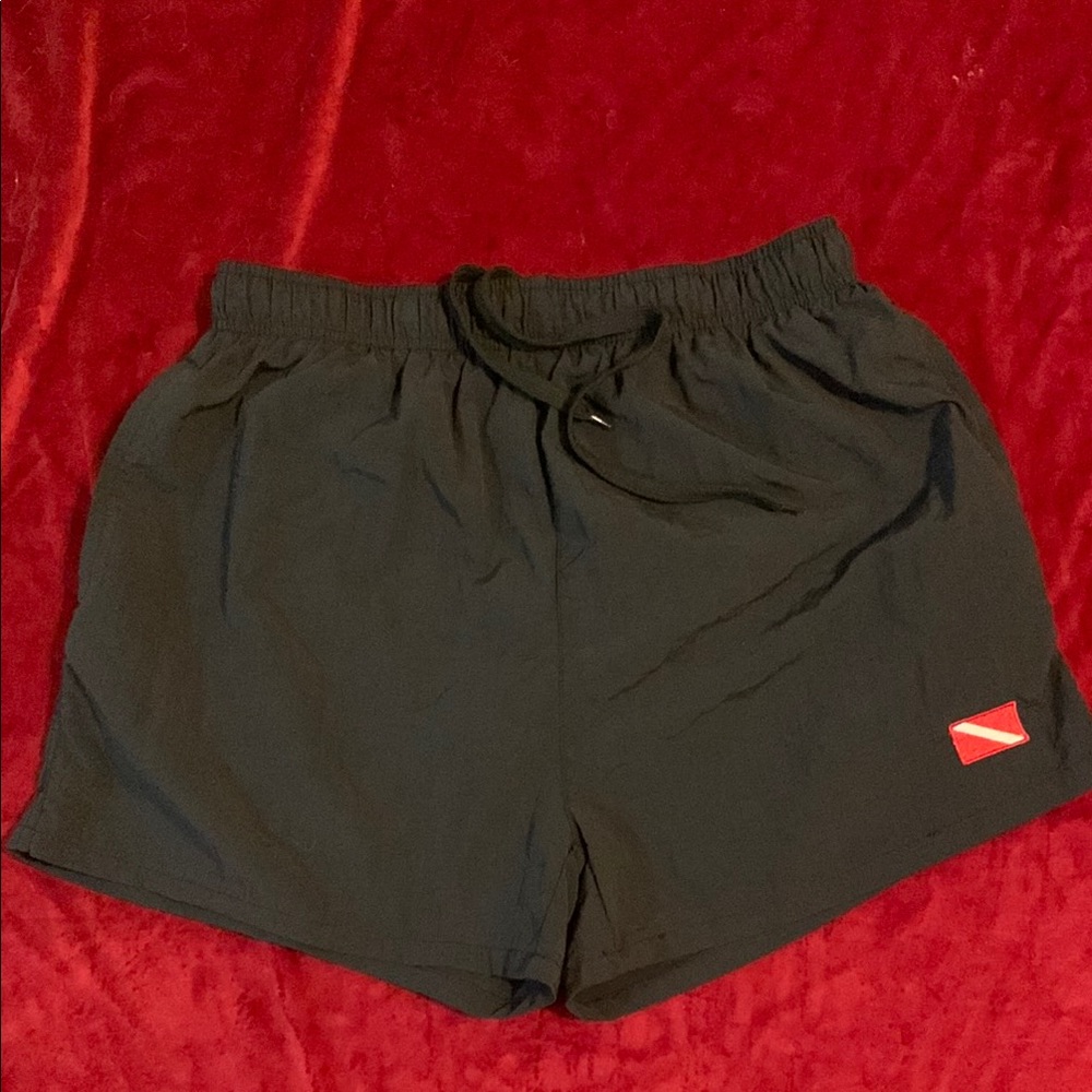 Exit H20 Men’s Black Nylon Baggy Dive Scuba Swim Shorts Size 32/34